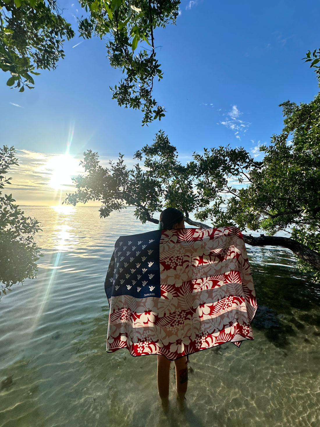 Oversized Shaka Glory Micro Fiber Beach Towel