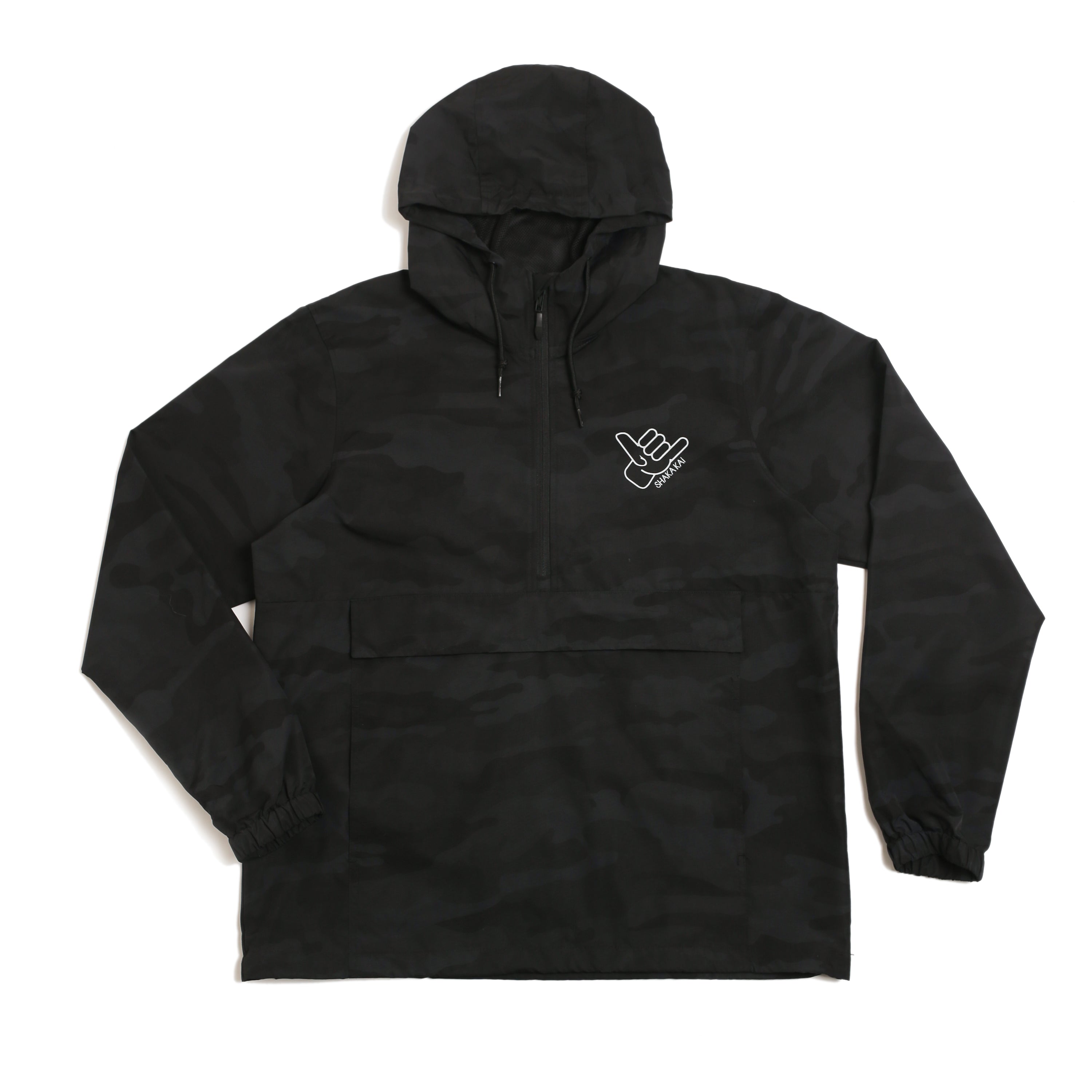 Pullover rain outlet jacket